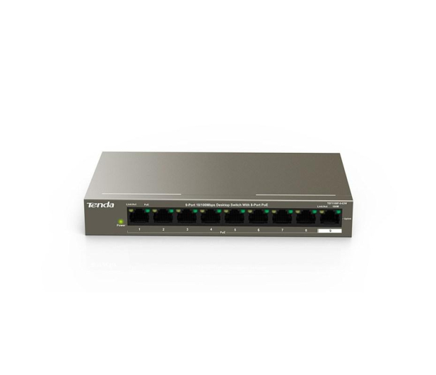 Tenda TEF1109P-8-63W 9-portowy 10/100 Mb/s - 1391965 - zdjęcie